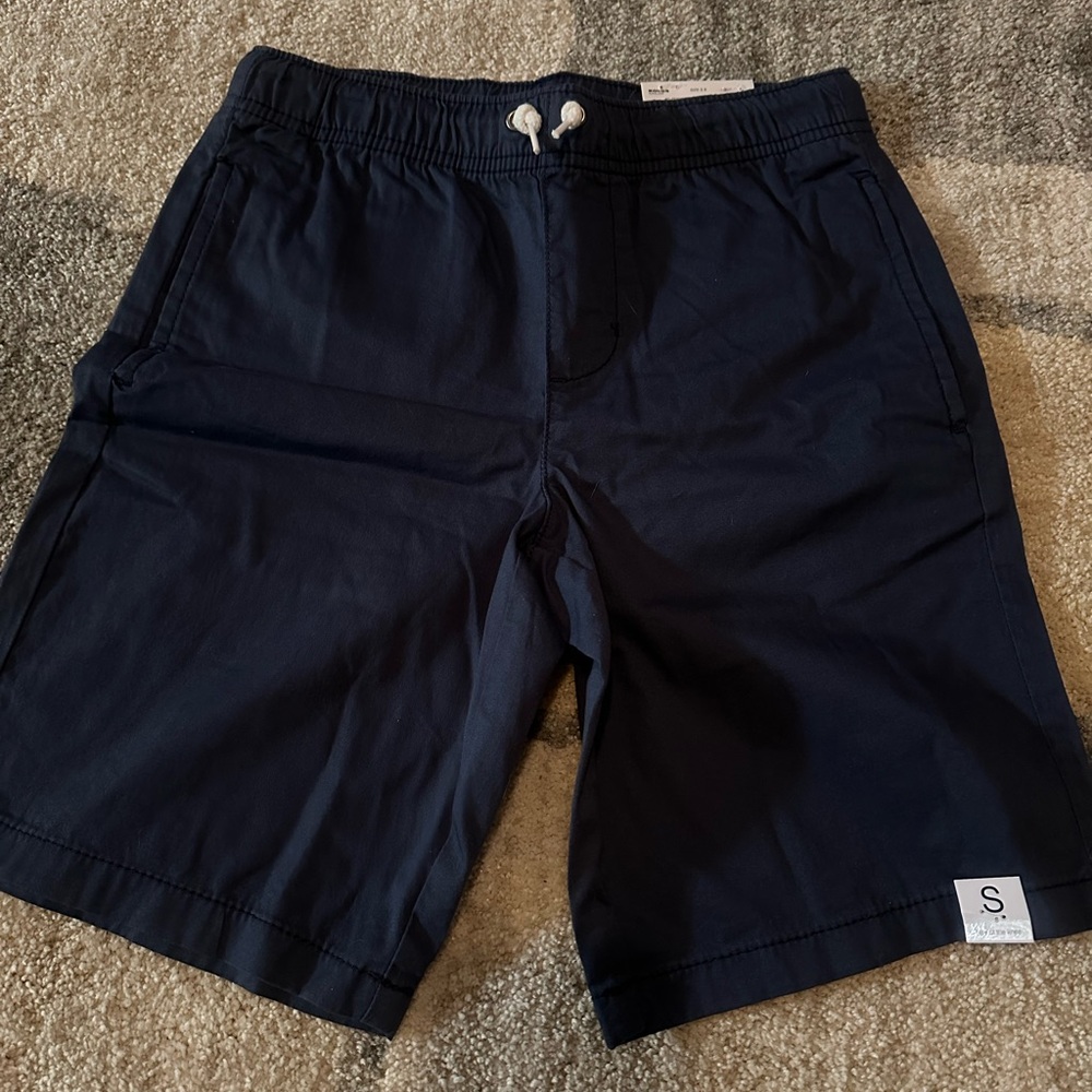 Navy Blue Casual Shorts
